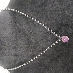 Fluorite Gemstone Necklace Artisan Made by Rust Belt Raised